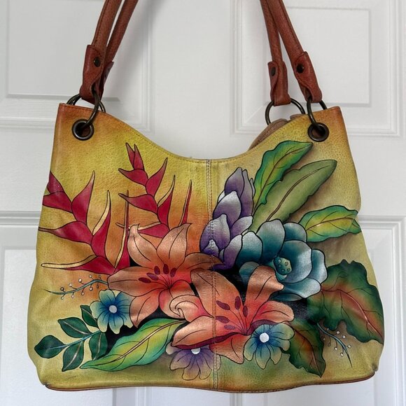 Anuschka leather bag (#13) - Picture 1 of 5